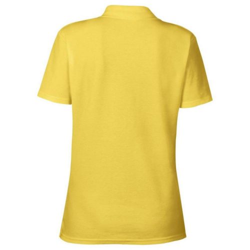 Anvil female pique polo, yellow S