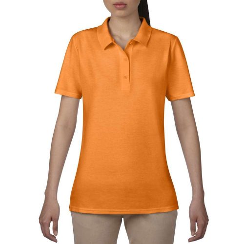 Anvil female pique polo, mandarin M