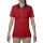 Anvil female pique polo, red/navy