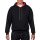 Gildan Pullover mit Kapuze, Schwarz/Rot