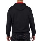 Gildan hooded sweatshirt, black/red M