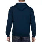 Gildan Pullover mit Kapuze, Blau/Grau S