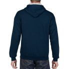 Gildan hooded sweatshirt, blue/grey S