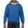 Gildan hooded sweatshirt, royal-blue/grey