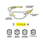 Mechanix Type-X tactical eyewear, smoke