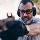 Mechanix Type-X tactical eyewear, amber