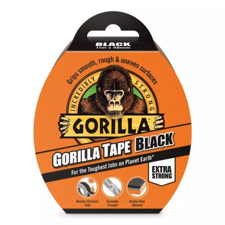 Gorilla páska samolepiaca, čierna 32m