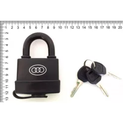 Vodotesný zámok, čierna 65x100 mm