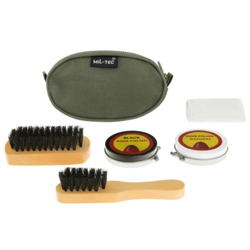 Mil-Tec shoe cleaning kit, green