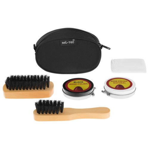 Mil-Tec shoe cleaning kit, black