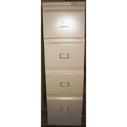 Filing cabinet with 4 cases 