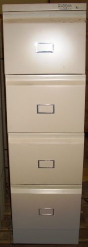 Filing cabinet with 4 cases 