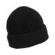 M-Tramp Rollstrickmütze, Schwarz