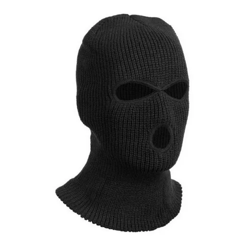 M-Tramp 3-Loch Winter Balaclava, Schwarz