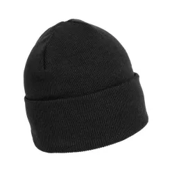 M-Tramp Feinstrick Rollstrickmütze, Schwarz