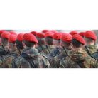 German Beret (used), coral