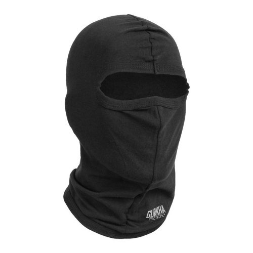 Gurkha Tactical 1loch Balaclava, Schwarz