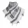 Shemagh, white/black
