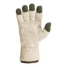 M-Tramp Wollhandschuhe, Grün-Beige XL