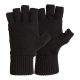 M-Tramp fingerless lined gloves, black XL