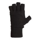 M-Tramp fingerless lined gloves, black