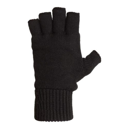 M-Tramp fingerlose, gefütterte Handschuhe, Schwarz L