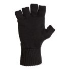 M-Tramp fingerless lined gloves, black