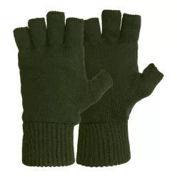 M-Tramp fingerlose, gefütterte Handschuhe, Grün L