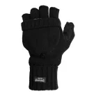 M-Tramp gefütterte, lederhandfläsche Schiesshandschuhe, Schwarz