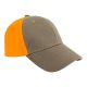 M-Tramp Herne Baseball Cap, orange/green