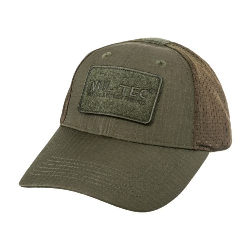 Mil-Tec sapca baseball cu plasa, verde