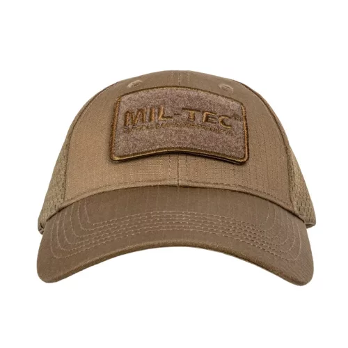 Mil-Tec sapca baseball cu plasa, coyote