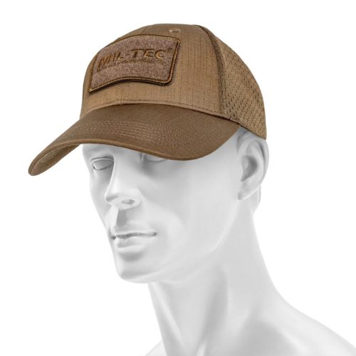 Mil-Tec Netz Baseball Cap, Coyote