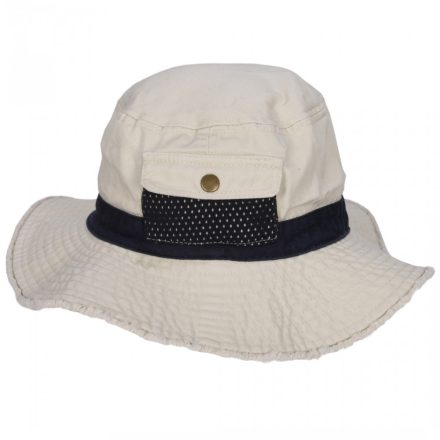Gyerek boonie kalap, fehér/sötétkék XL