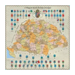 Nagy Magyarország 64 vármegye mătasekendő