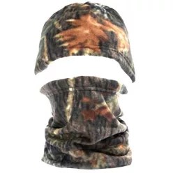 Čiapka so šatkou fleece M-tramp, hardwood