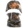 M-Tramp fleece hat & scarf set, hardwood