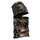 M-Tramp fleece hat & scarf set, hardwood