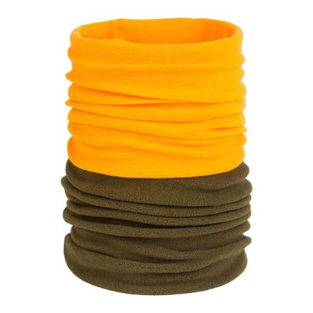 M-Tramp bandana multifunctionala cu polar, portocaliu/verde