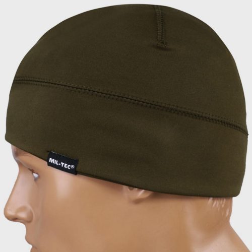 Mil-Tec Elastic Fleece Cap, green