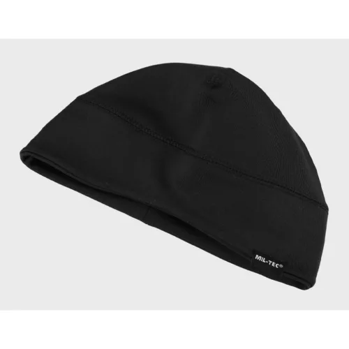 Mil-Tec Elastic Fleece Cap, black