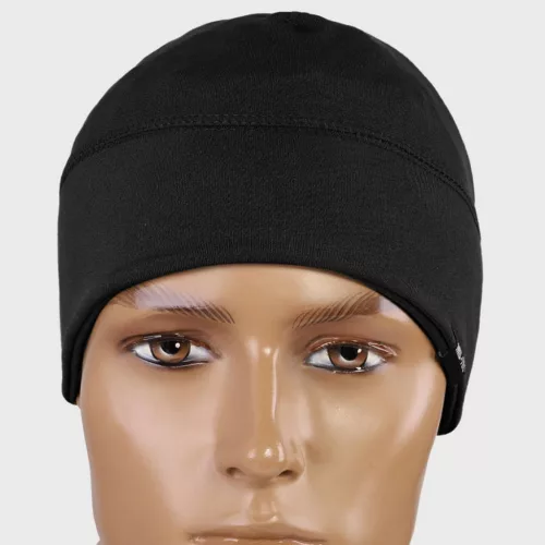 Mil-Tec Elastic Fleece Cap, black