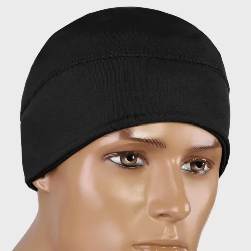Mil-Tec Elastic Fleece Cap, black