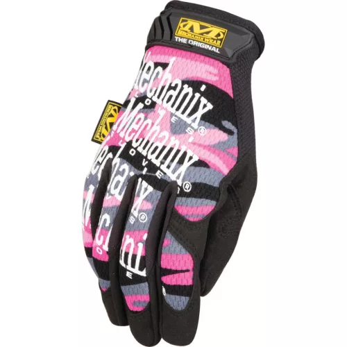 Mechanix Original Damen Handschuhe, Pink-Camo L