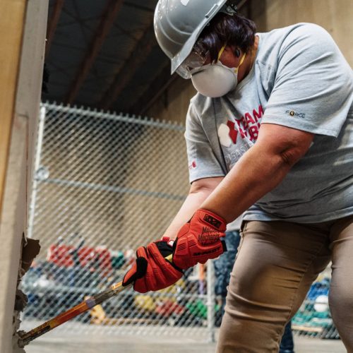 Mechanix M-Pact WG rukavice, červená XL