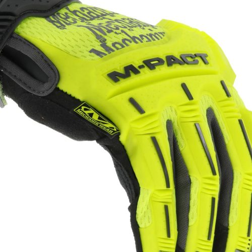Mechanix Hi-Viz M-Pact gloves, yellow 2XL