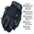 Mechanix Recon Handschuhe, Schwarz