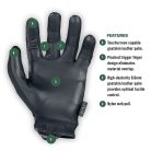 Mechanix Recon Handschuhe, Schwarz