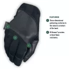 Mechanix Tempest rukavice, čierna XL