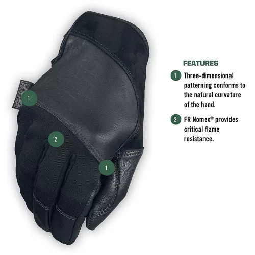 Mechanix Tempest rukavice, čierna XL